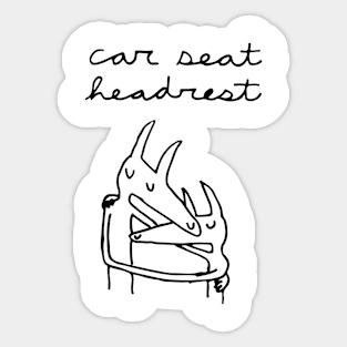 CAR SEAT HEADREST Sticker